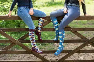 Ginger & Jardine Bamboo Argyle Pattered Socks - Kids