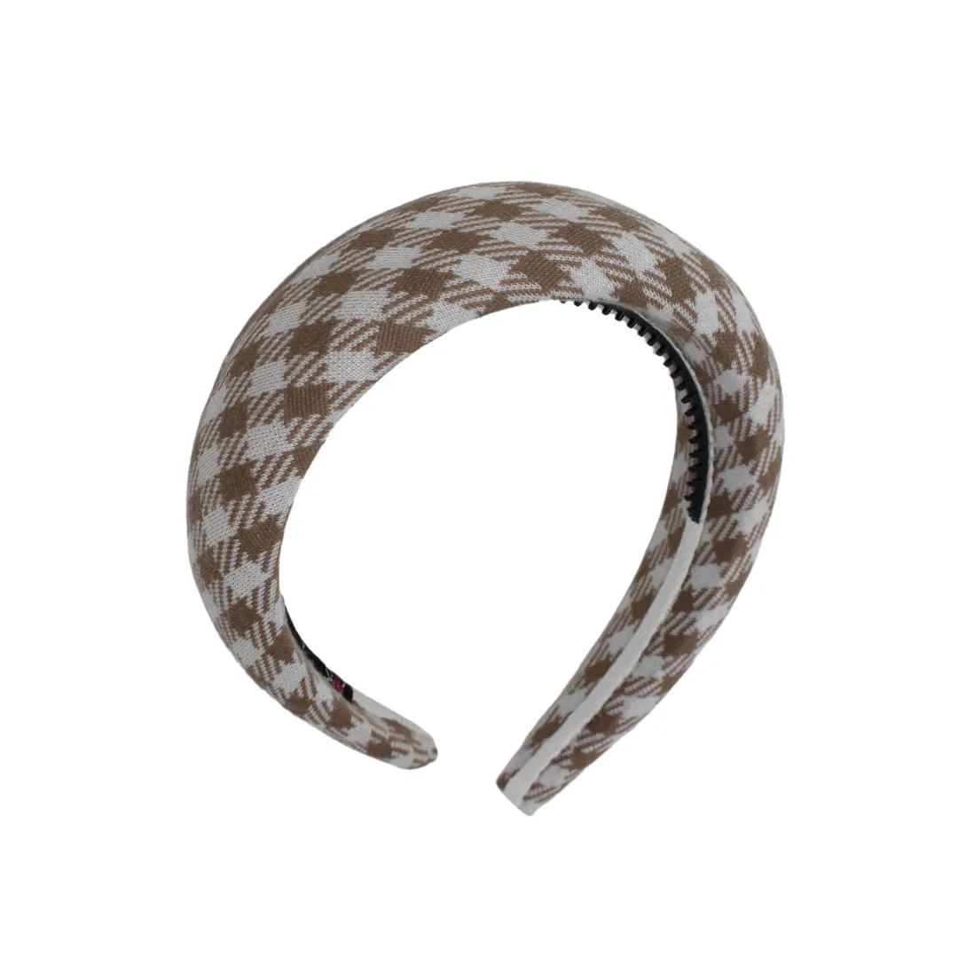 Gingham Padded Headband