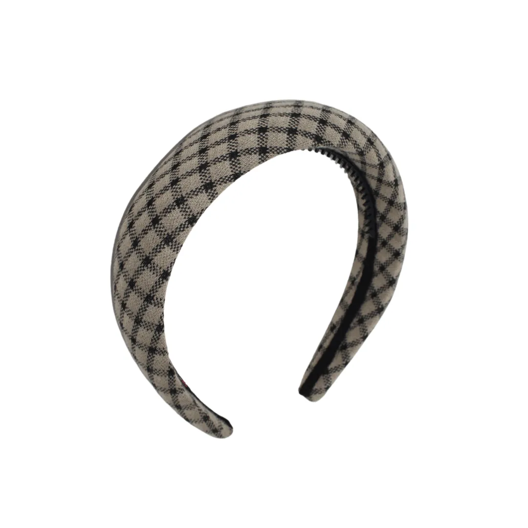 Gingham Padded Headband