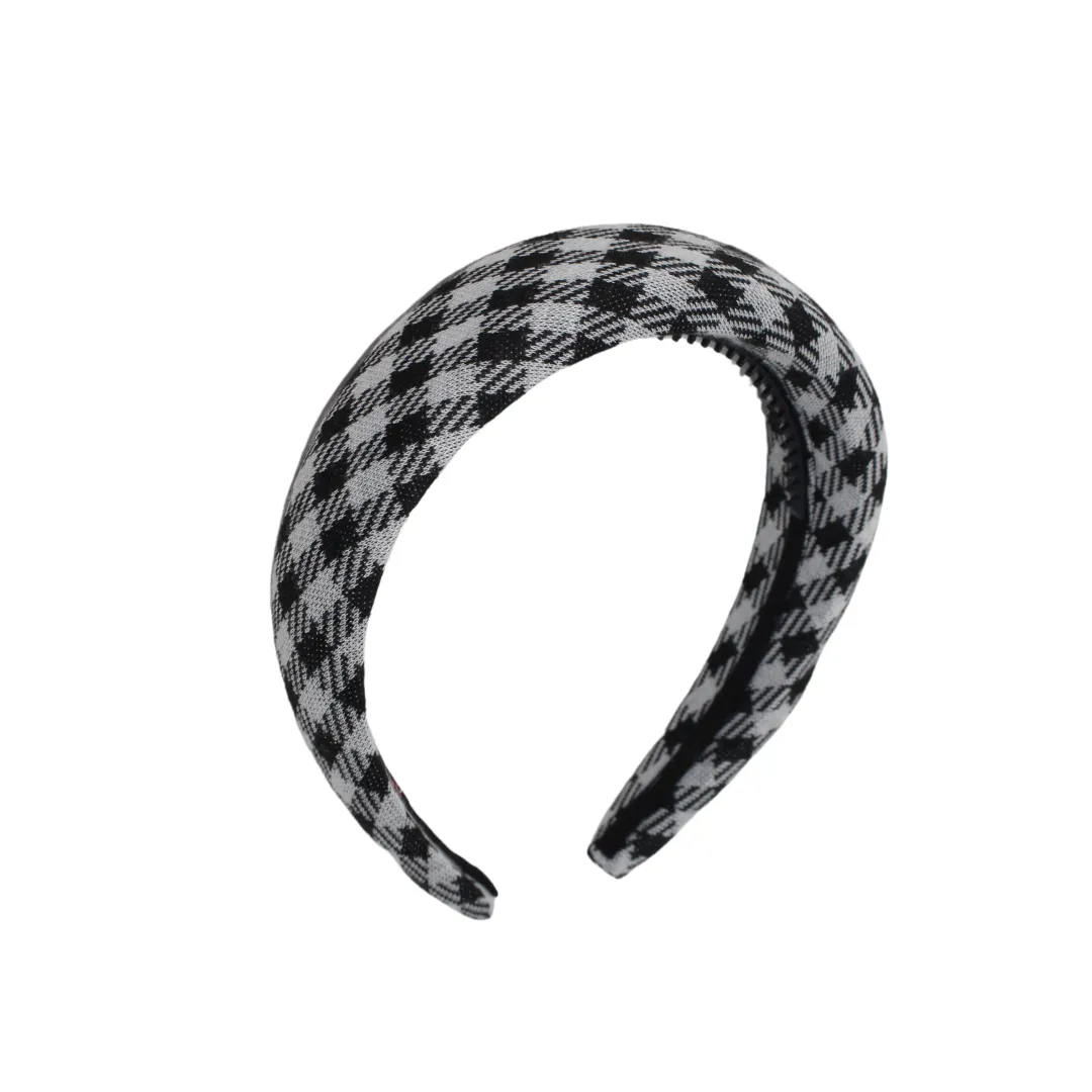 Gingham Padded Headband