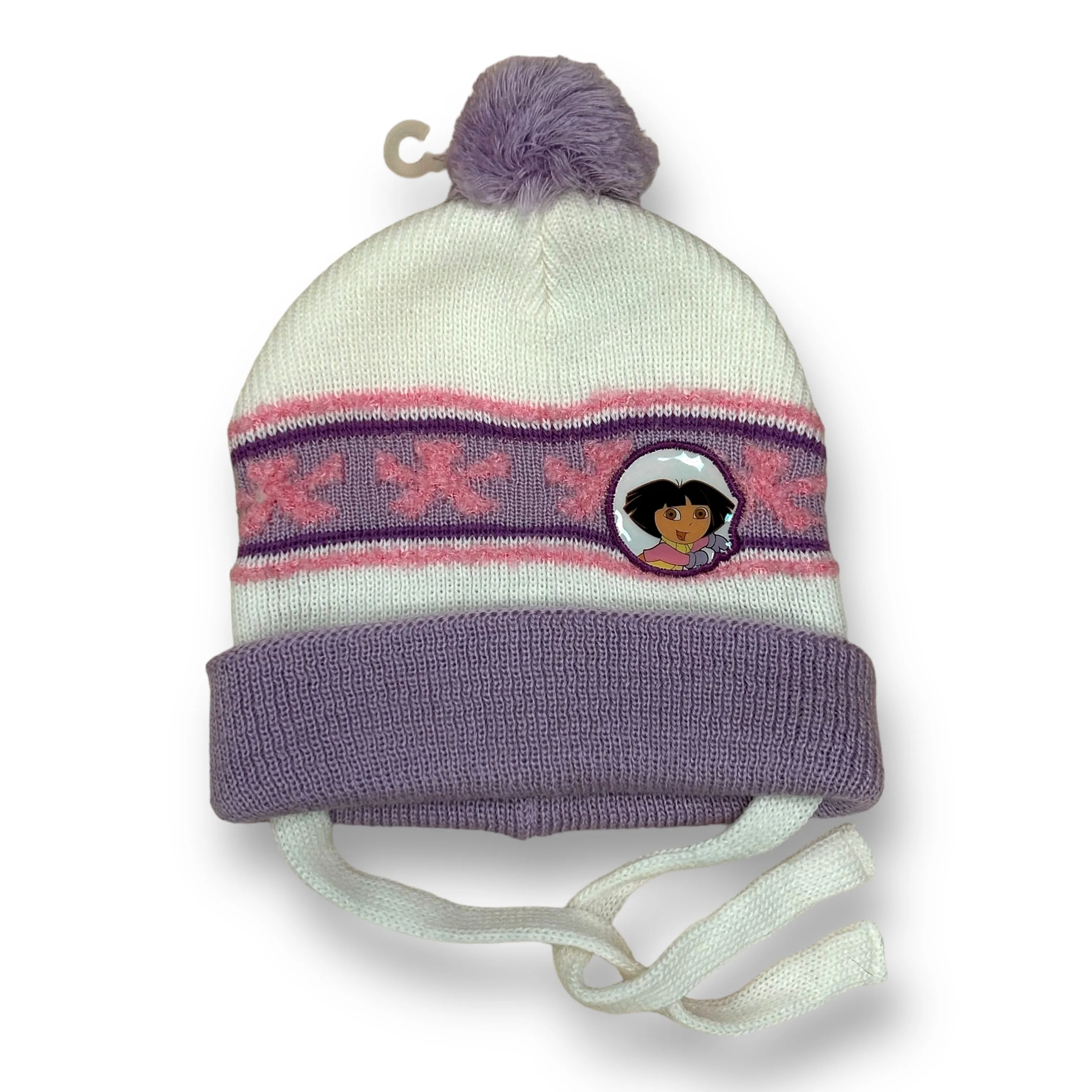 Girls Nick Jr. Size Toddler Pink & Purple Dora The Explorer Winter Hat