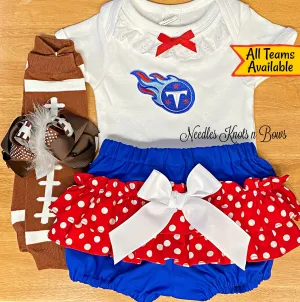 Girls Tennessee Titans Game Day Football Outfit