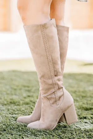 Give You The World Taupe Brown Boots
