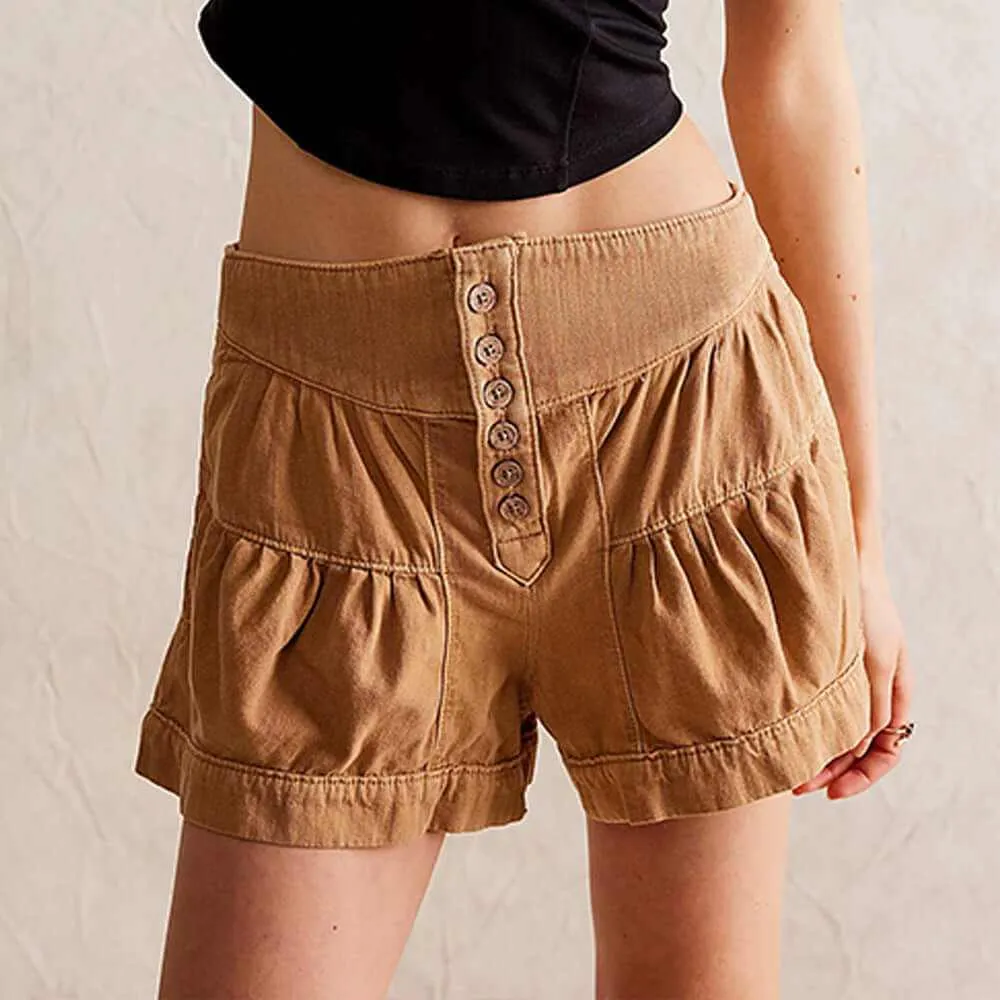 Glow Chic's Denim Shorts With Pockets