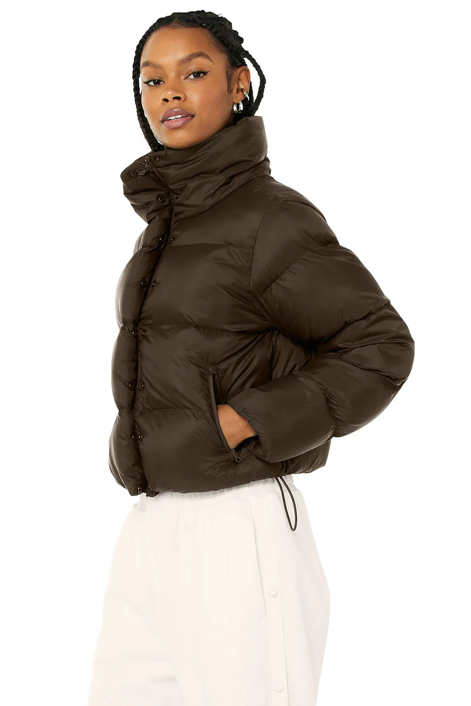 Gold Rush Puffer - Espresso