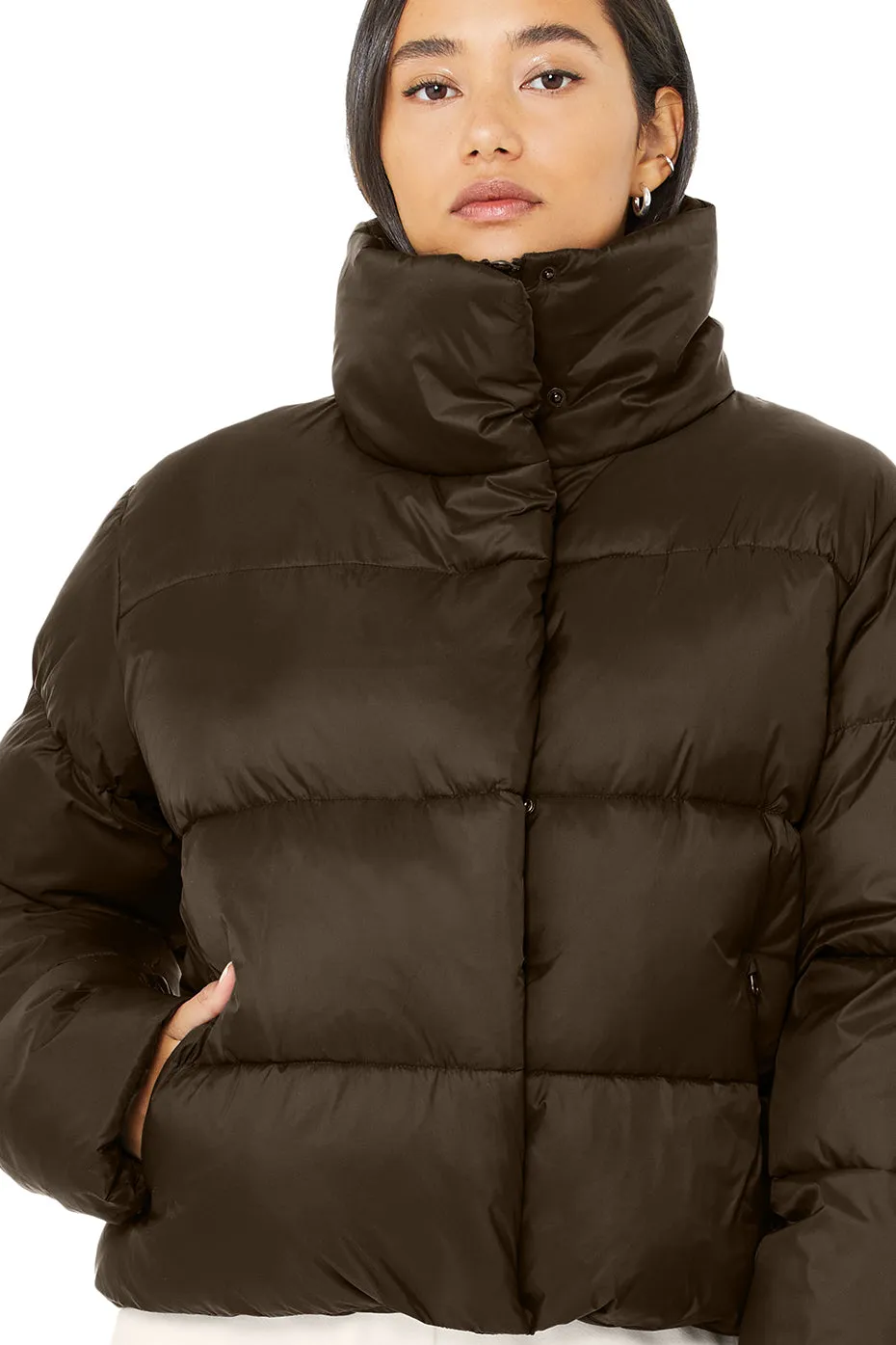 Gold Rush Puffer - Espresso