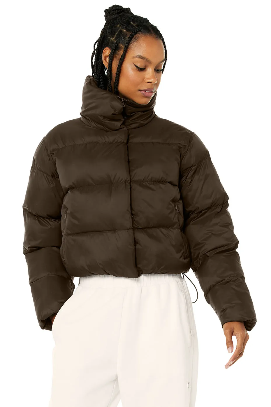 Gold Rush Puffer - Espresso