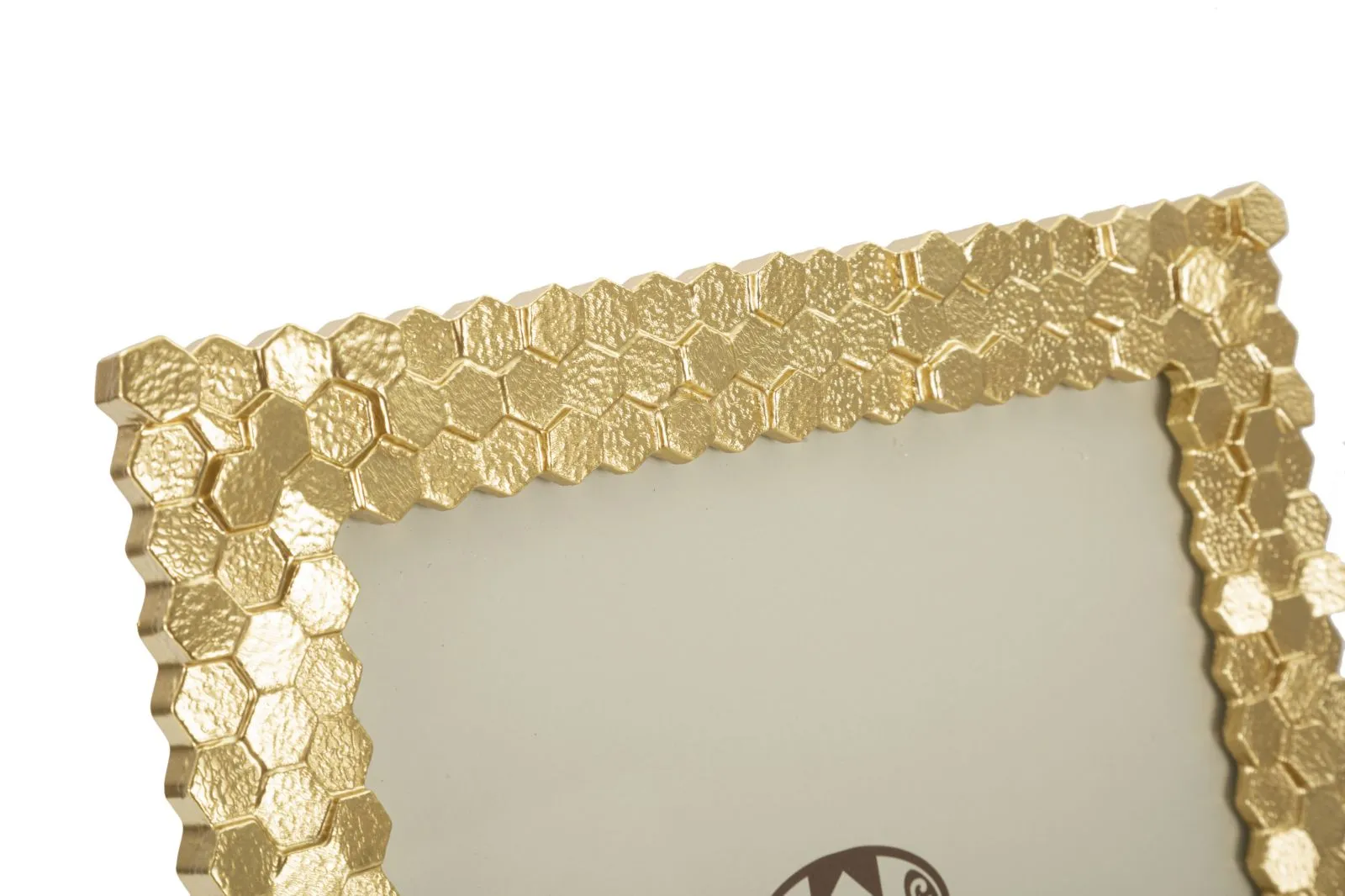 Golden Geometric Shiny Photo Frame