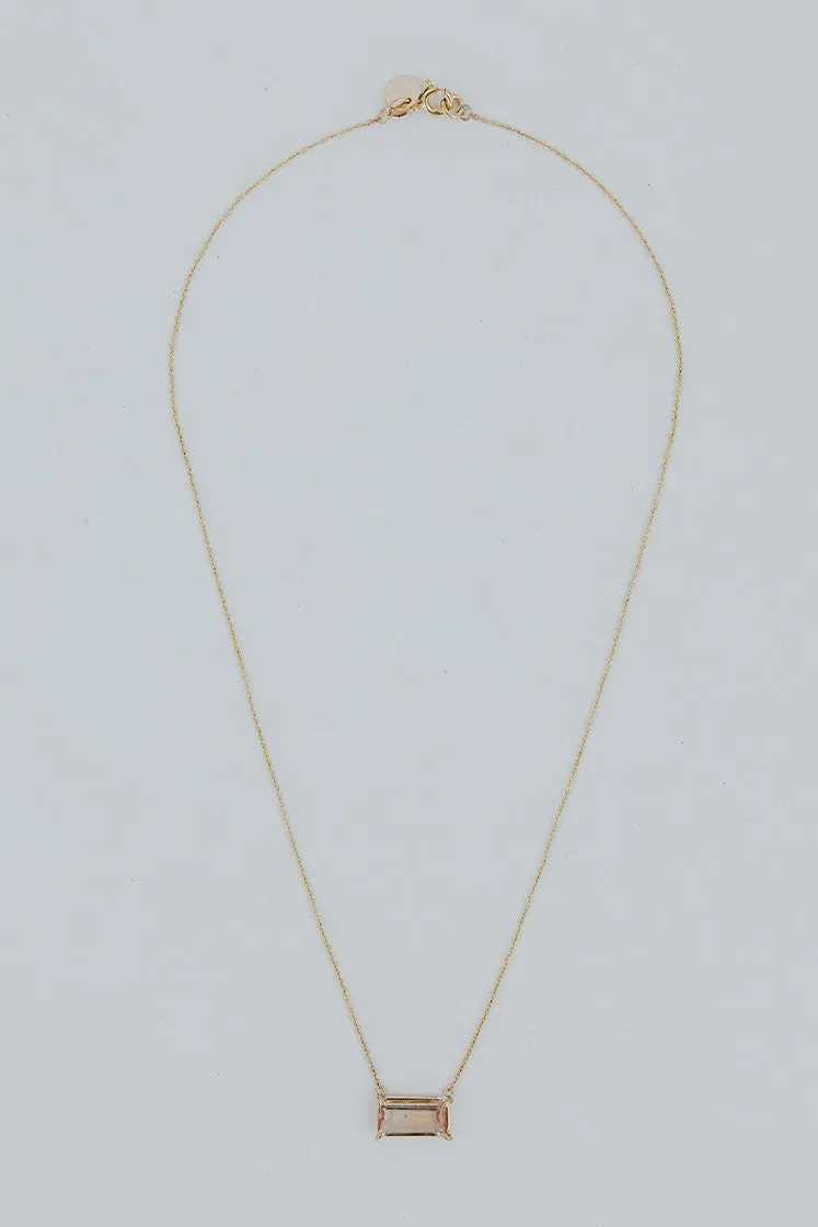 Grace Necklace - Pink Tourmaline