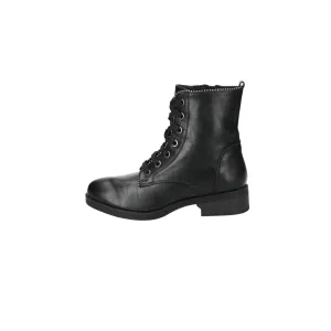 Graceland Rockstud Ankle Boots Leather Black Colour For Women