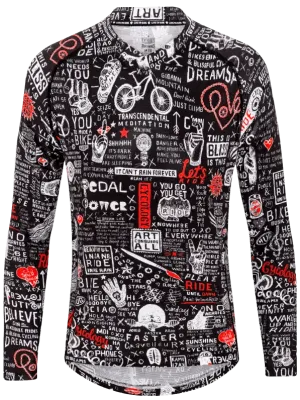 Graffiti Long Sleeve MTB Jersey