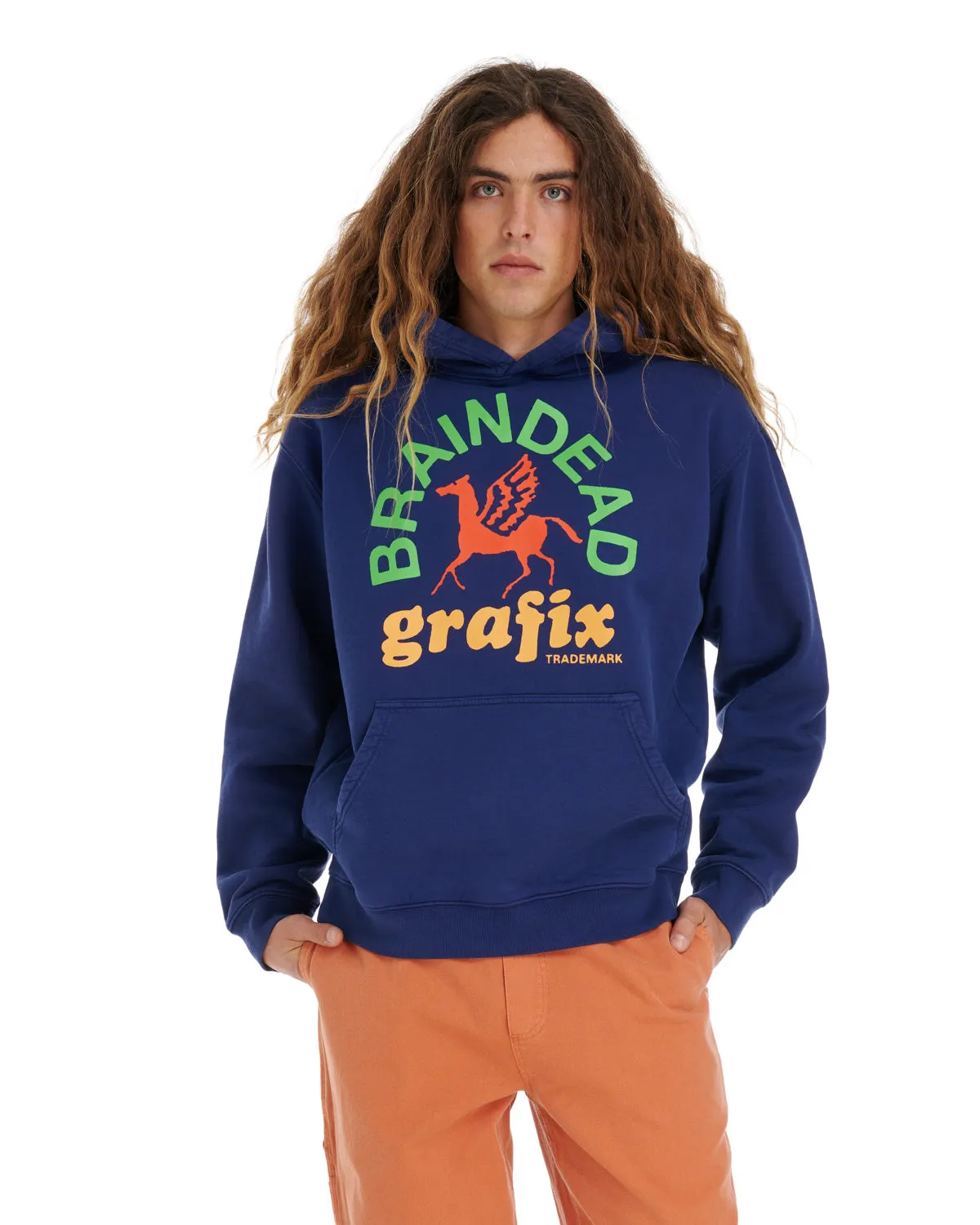 Grafix Hoodie - Navy