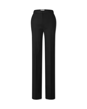 Grain De Poudre Stretch Wool Pants