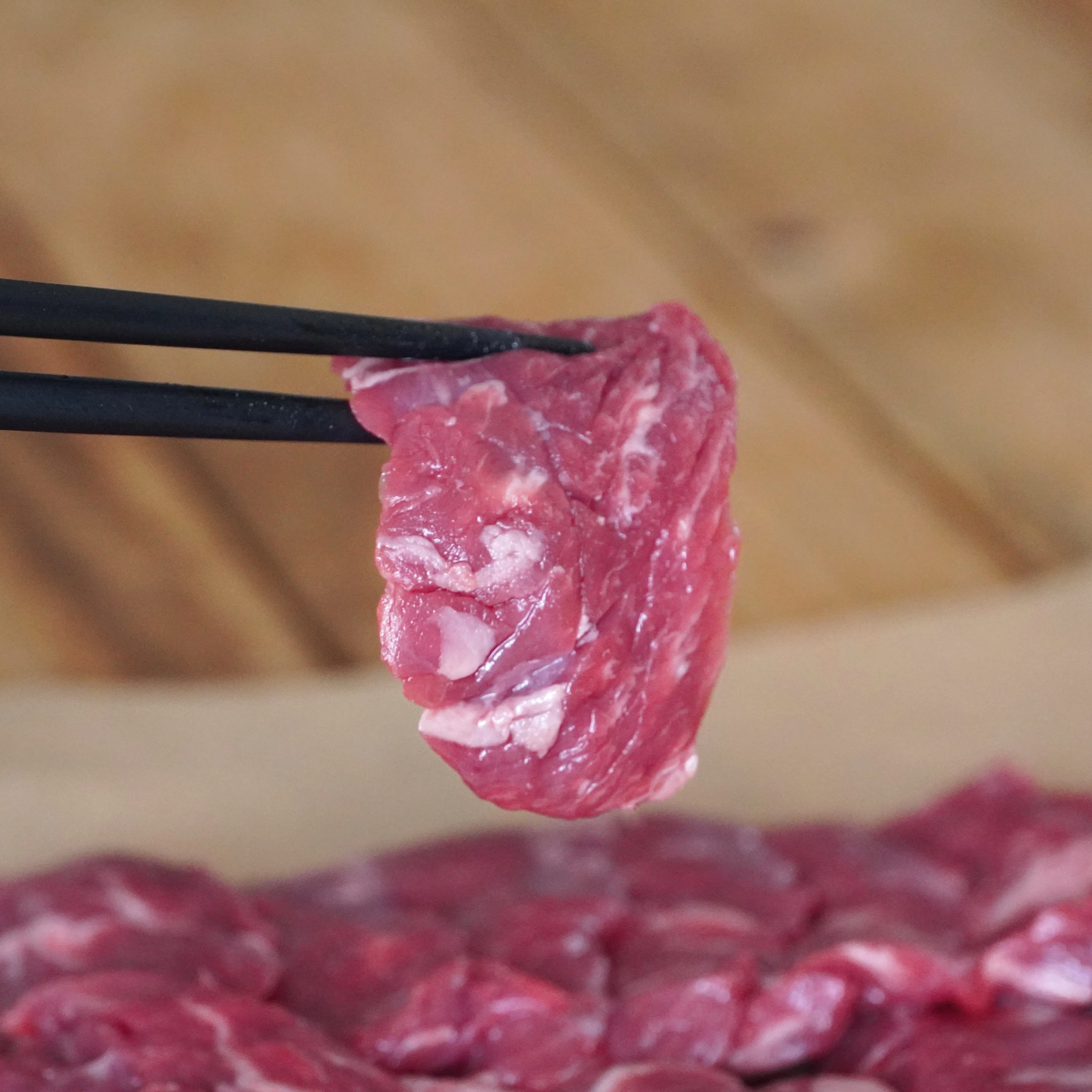 Grain-Fed Beef Flap Meat Slices from New Zealand (300g)