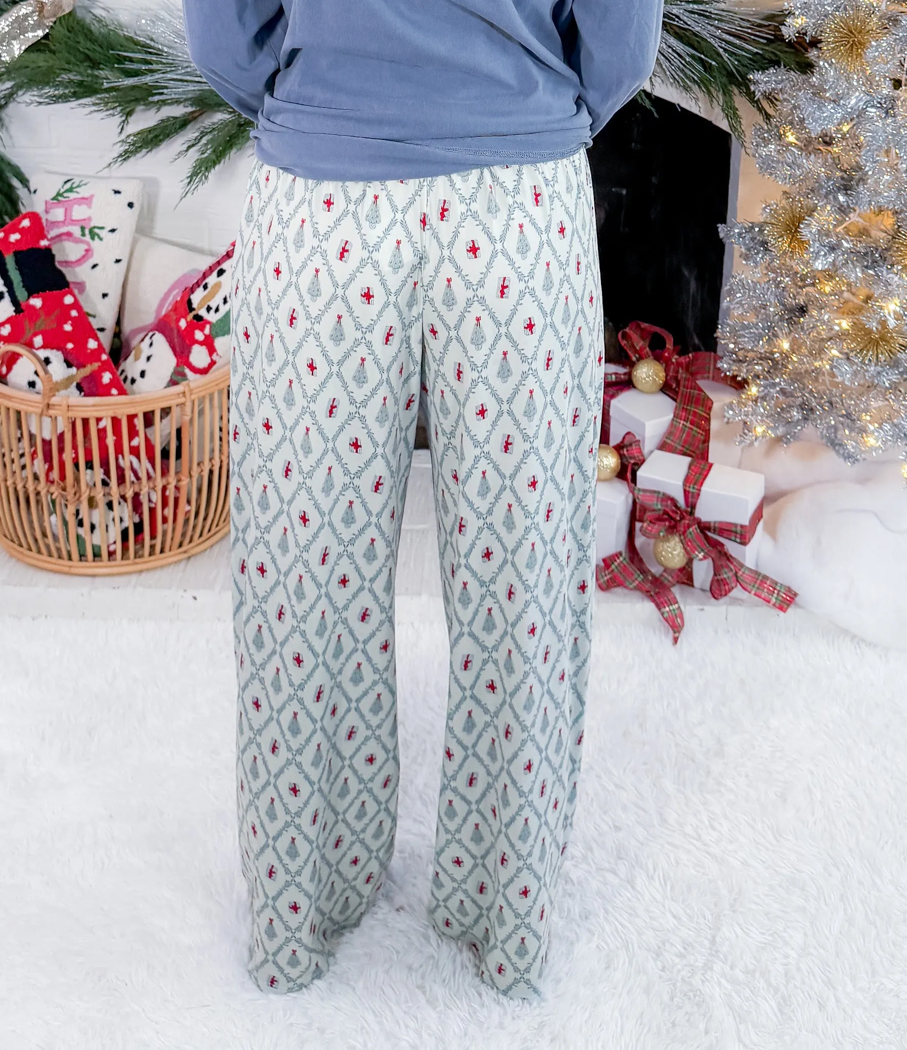 Grand Christmas Ice/Red Pajama Pants