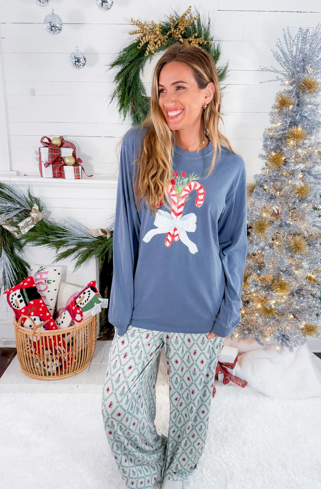Grand Christmas Ice/Red Pajama Pants