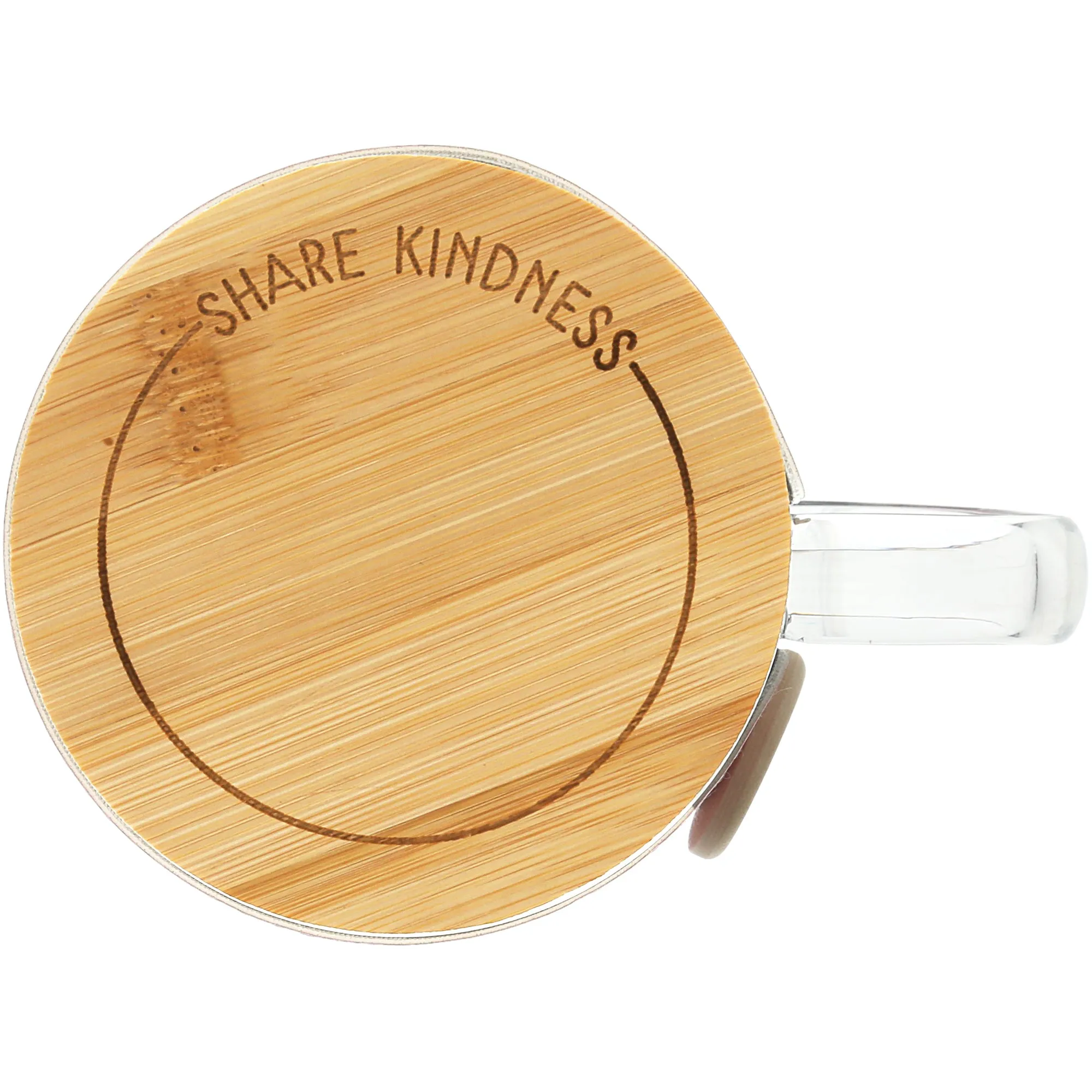 Grandma 16 oz Wrapped Glass Mug with Coaster Lid