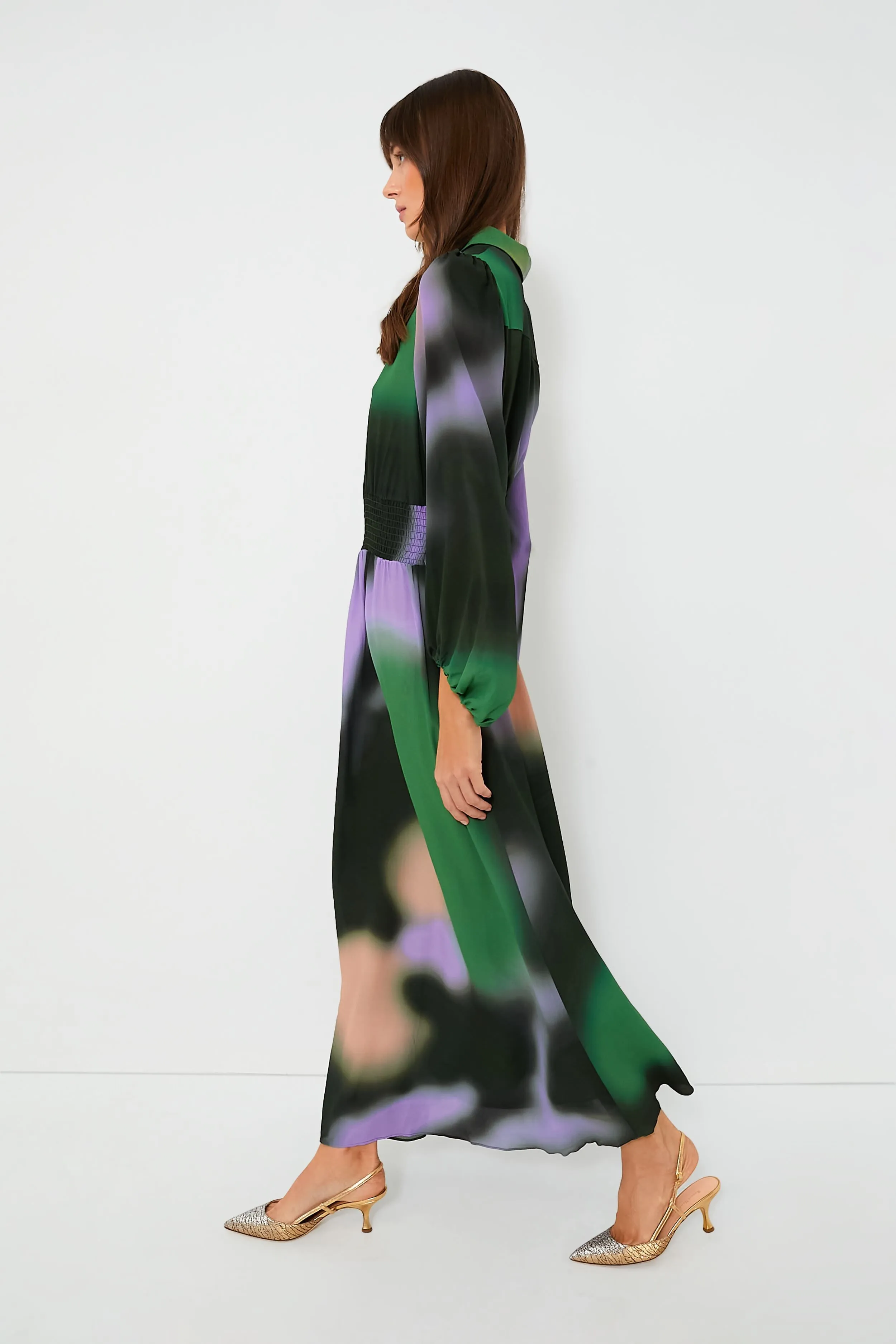 Green Fade Amber Dress