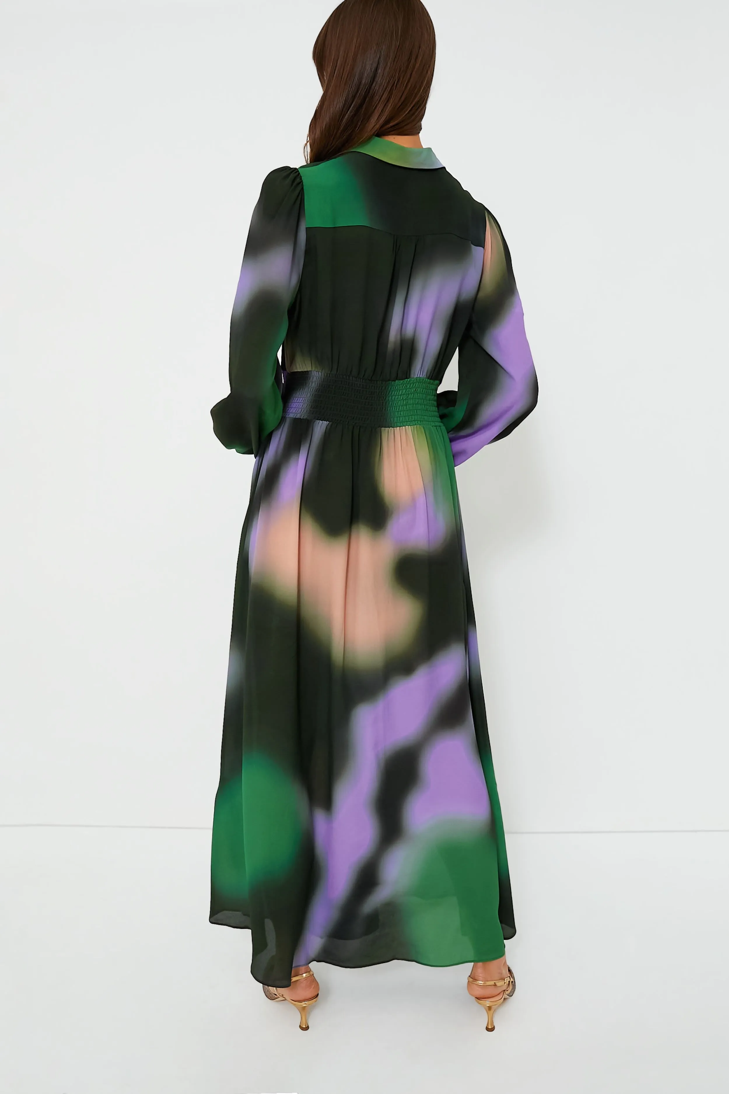 Green Fade Amber Dress