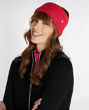 GREEN LAMB Irene Fleece Lined Headband Deep Pink