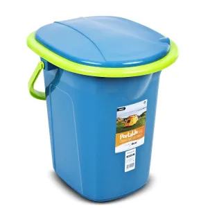 GreenBlue GB320BL Portable Travel Toilet Bucket Seat Camping Festival Handle Lid Durable Stable19L