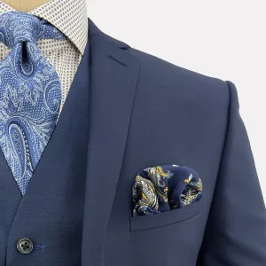 Griffin-Gabriel Slim Super 120's Two Piece Suit / Cobalt Blue