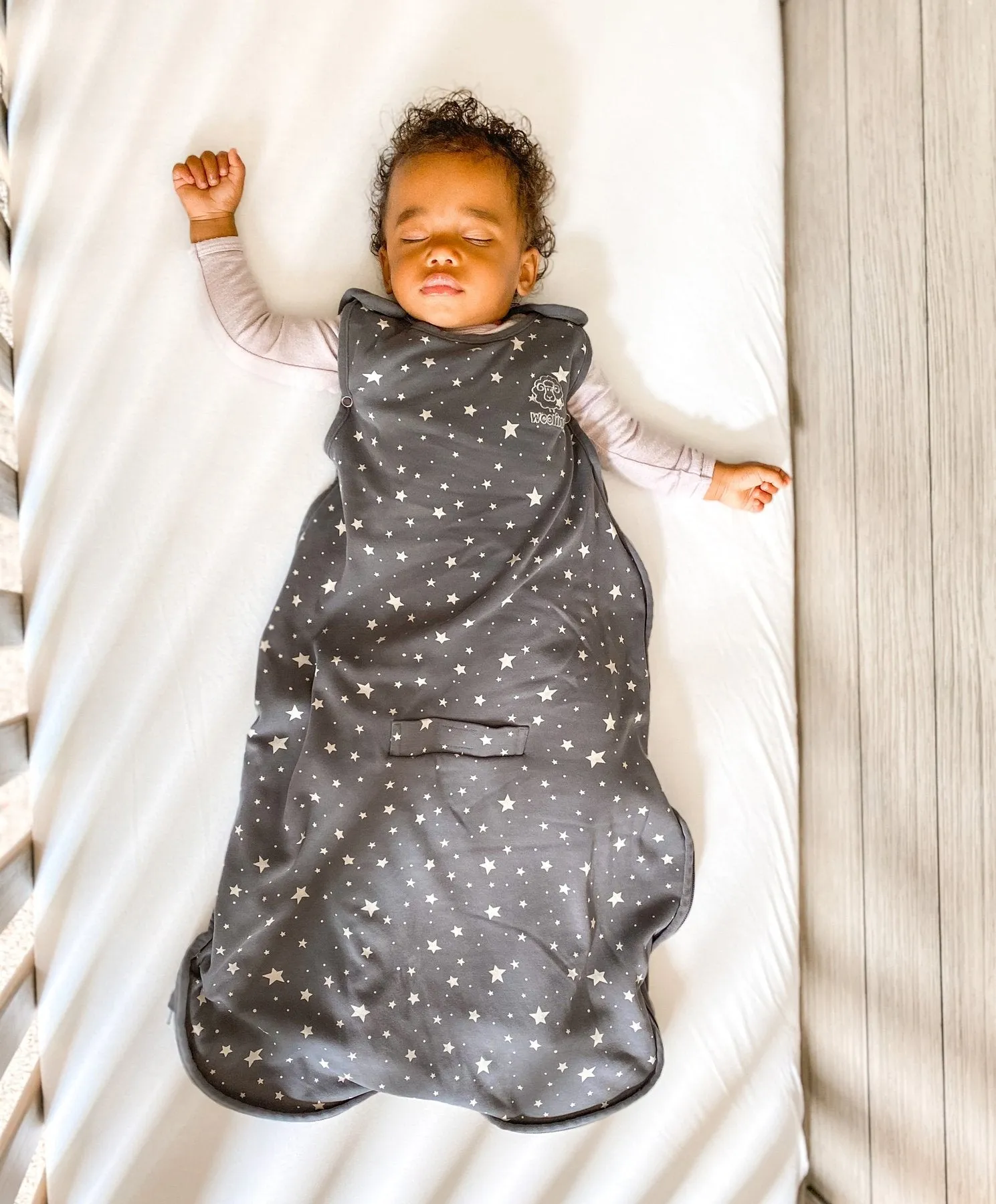 >Woolino Merino Wool 4 Season Sleep Bag ULTIMATE - Gray Stars