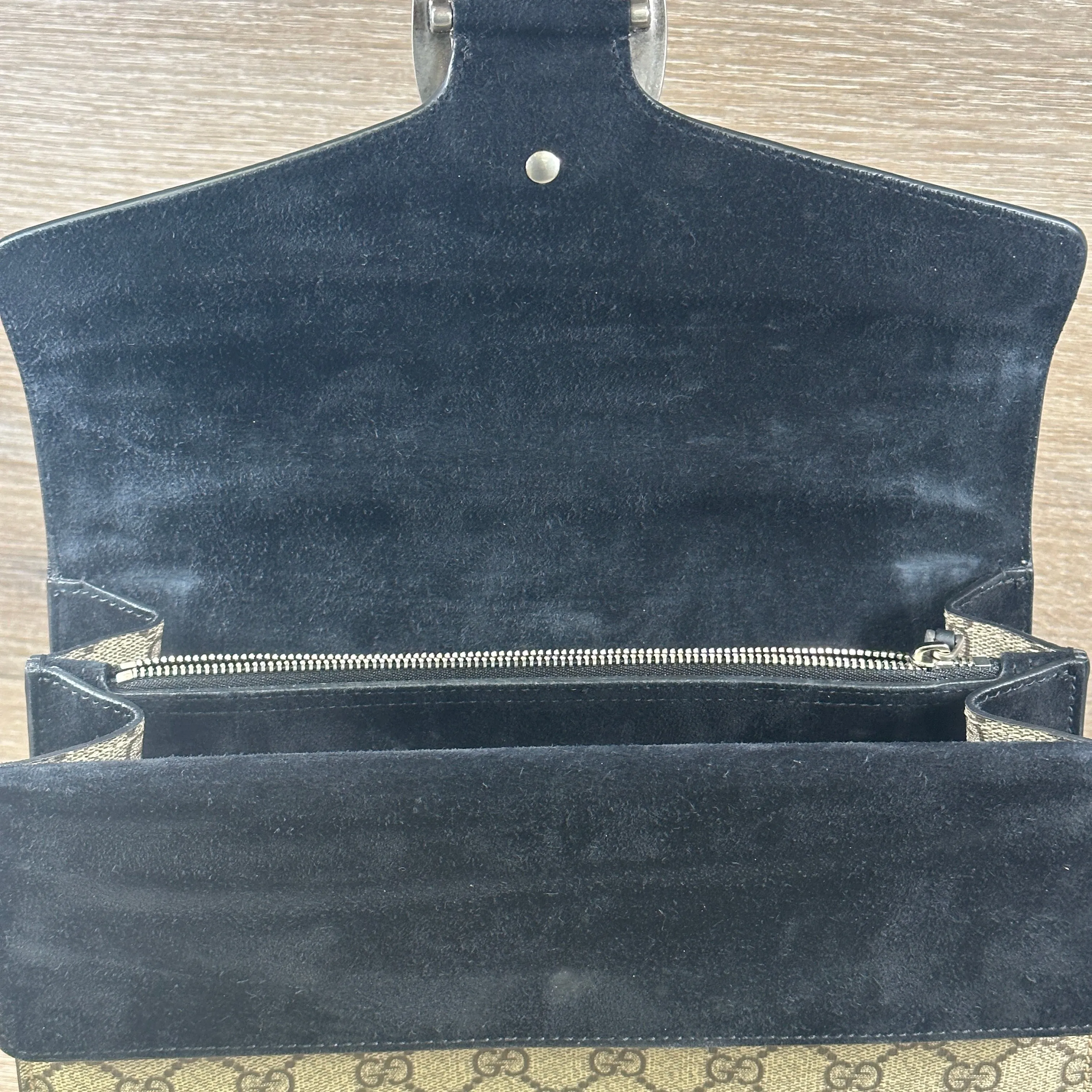Gucci DIonysus GG Monogram Supreme Canvas (Small) - Black