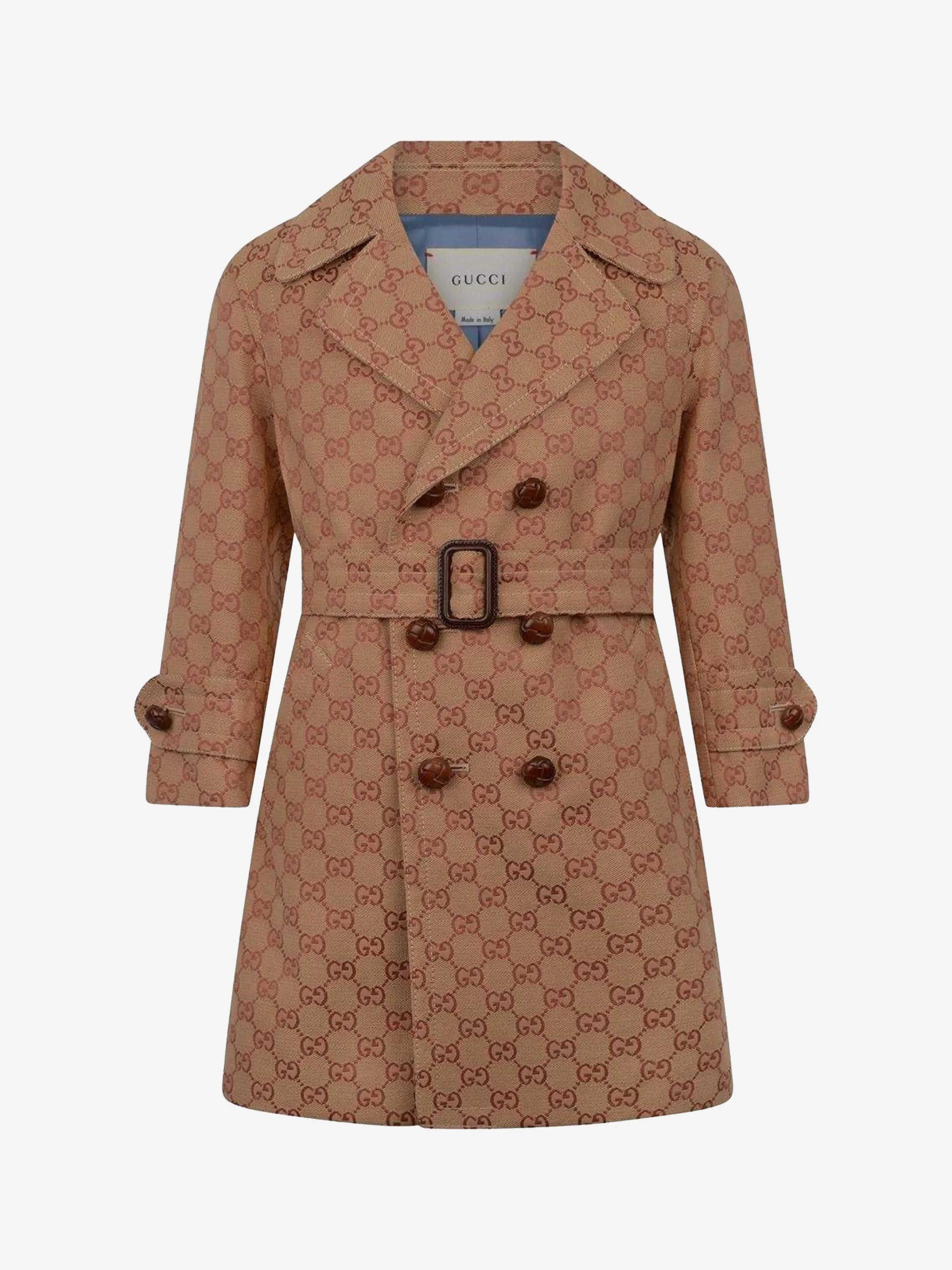 Gucci Kids Coat - Beige GG Canvas Coat