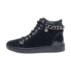 Guess Ankle Boots Leather Black Colour For Women