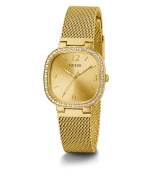 GUESS Ladies Gold Tone Analog Watch