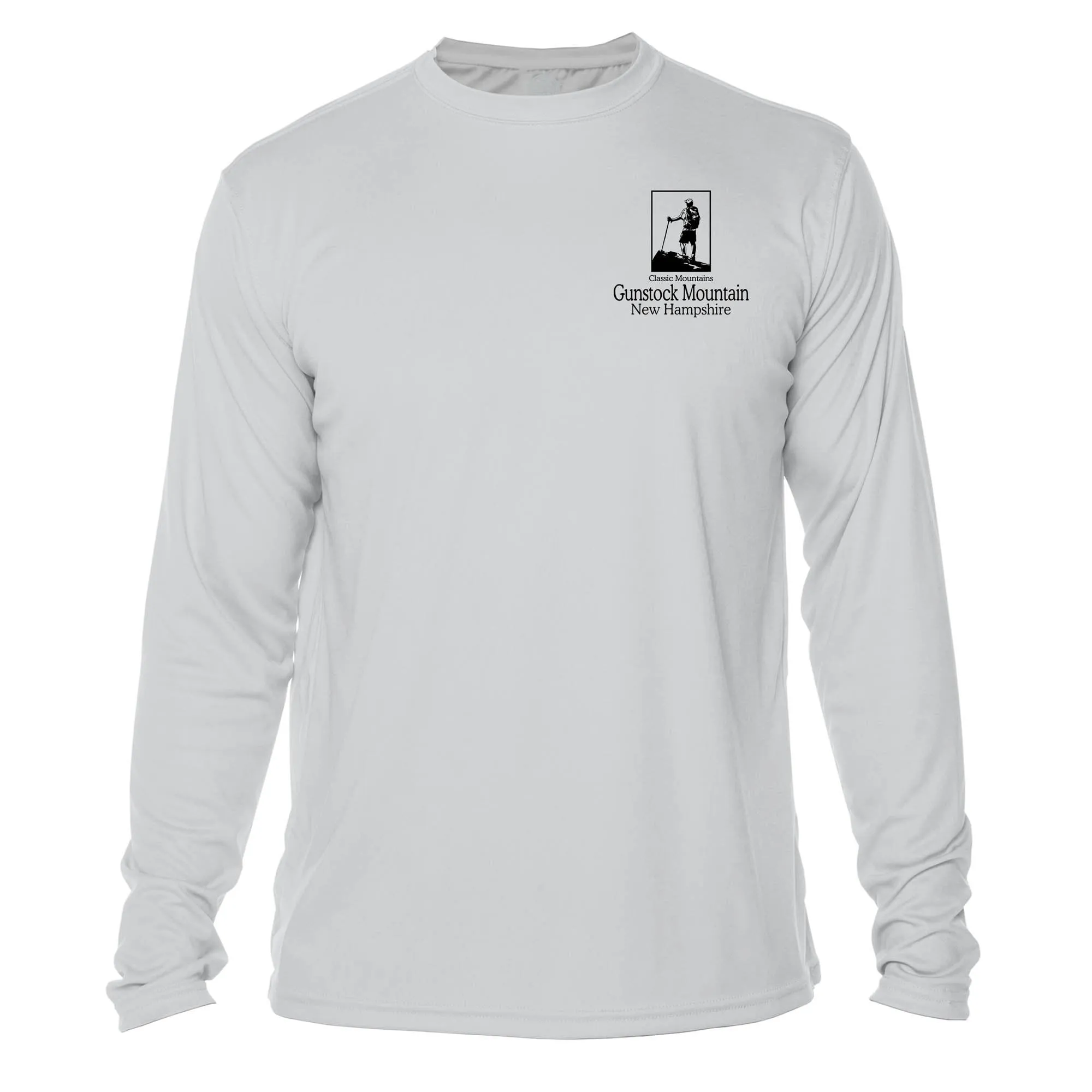 Gunstock Mountain Classic Mountain Long Sleeve Microfiber Men's T-Shirt