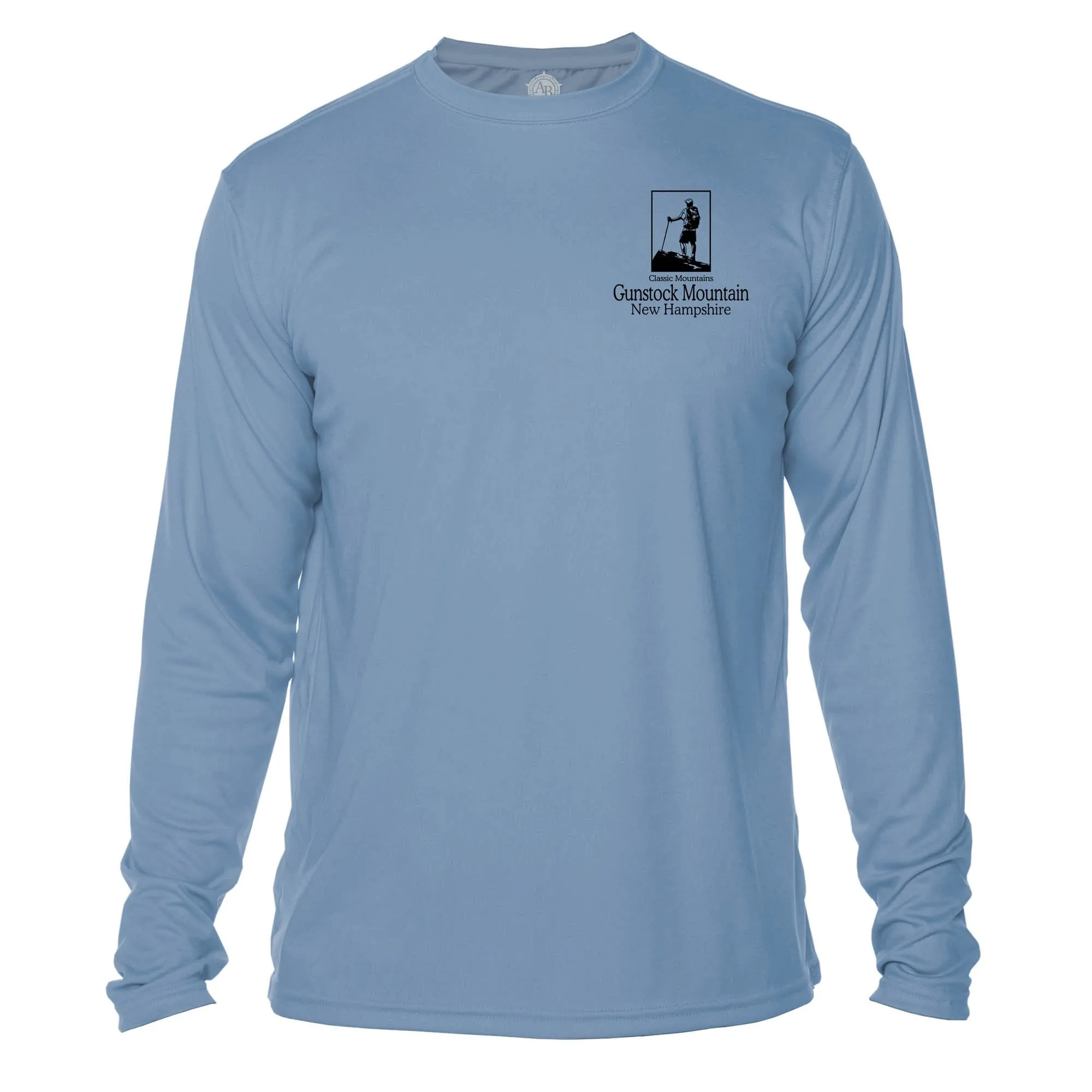 Gunstock Mountain Classic Mountain Long Sleeve Microfiber Men's T-Shirt