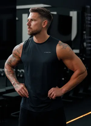 Gym King Energy Linear Vest - Black