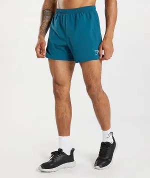 Gymshark Arrival 5" Shorts - Atlantic Blue