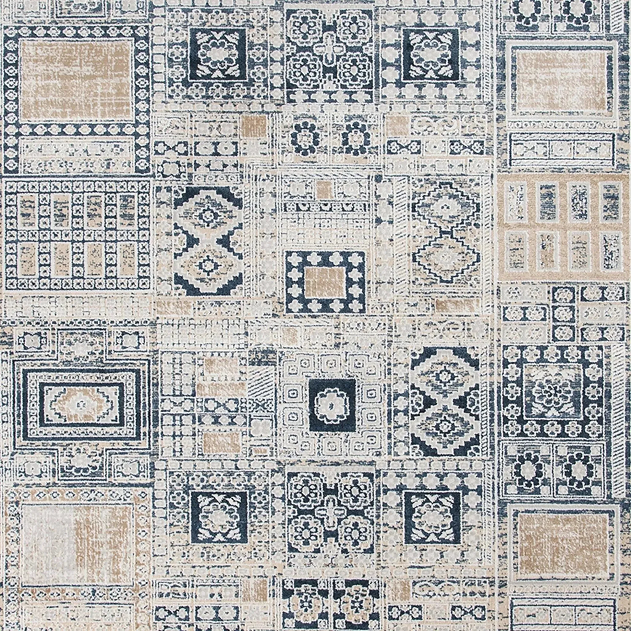 Hamilton HAM-7 Navy/Gold Rug