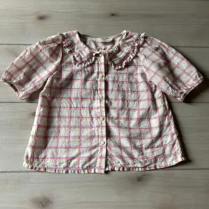 H&M Plaid Big Collar Cotton Shirt