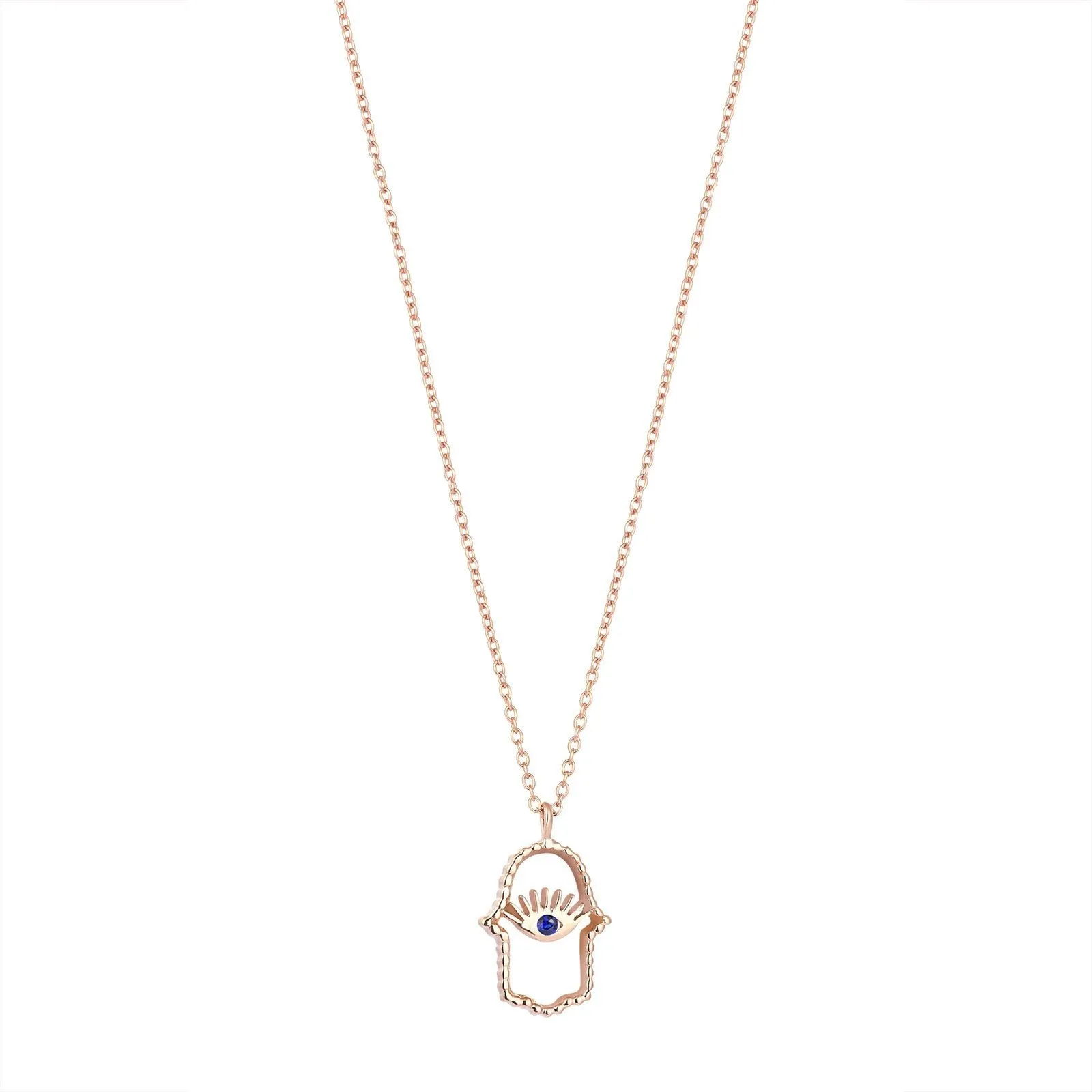 Hamsa İnce Zincir Kolye