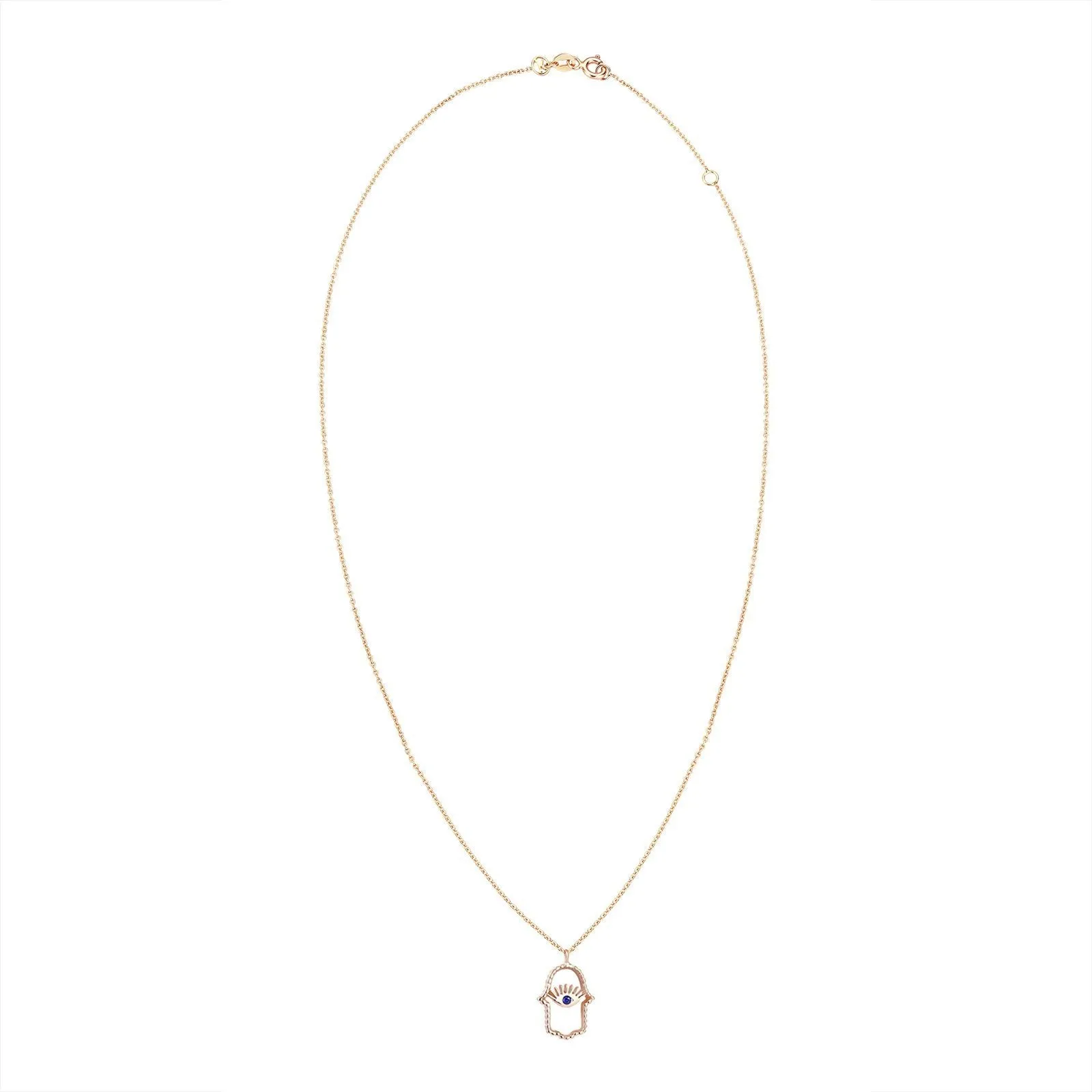 Hamsa İnce Zincir Kolye