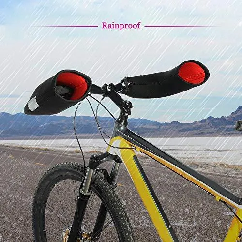 Handlebar Winter Bike Hand Warmer with Thick Neoprene