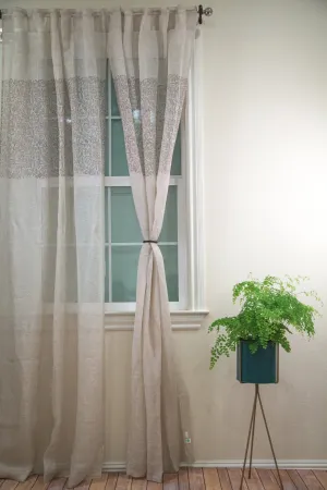 Handloom Linen Sheers: Amaltaas
