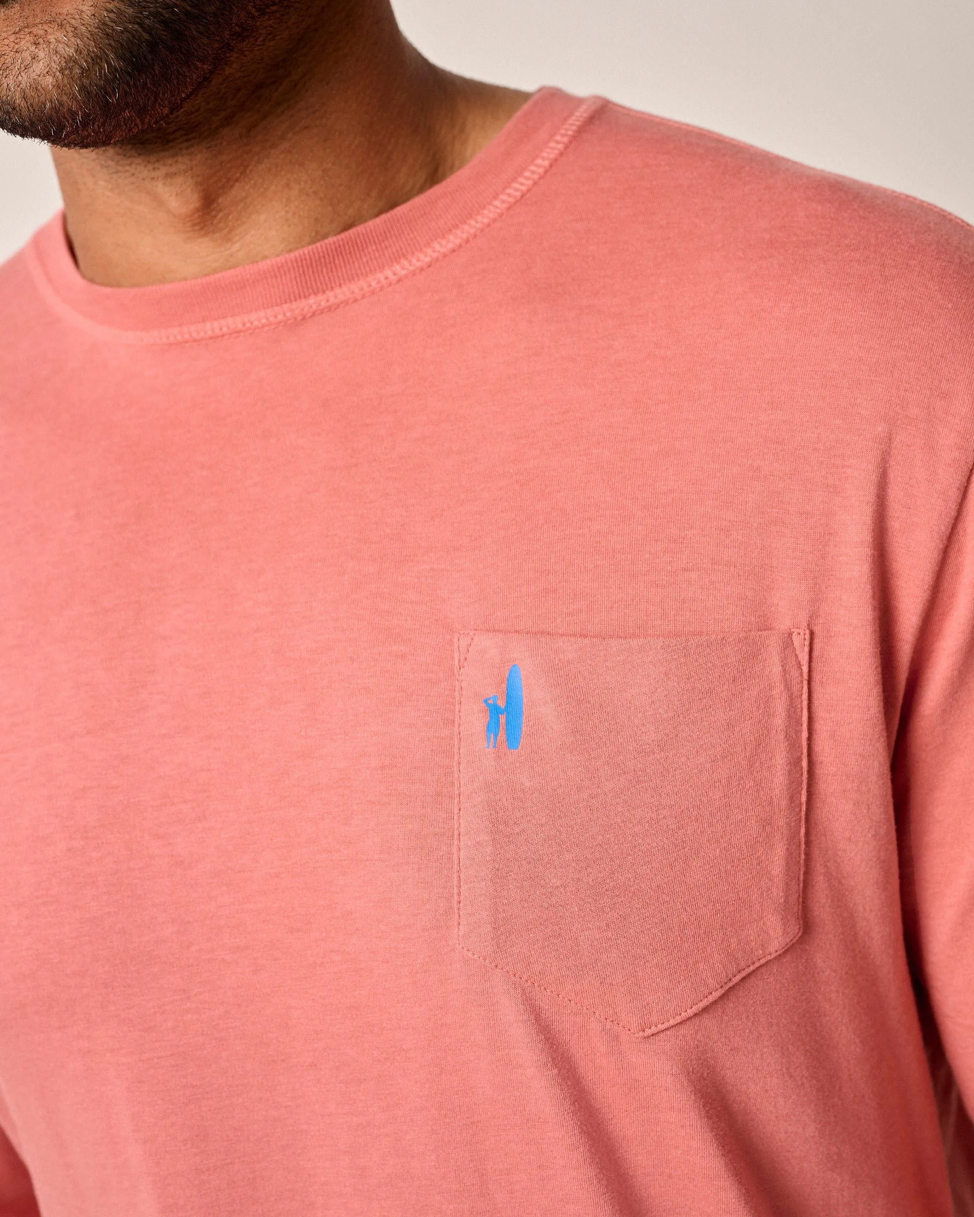 Hang Tee Long Sleeve Graphic T-Shirt in Bandana by Johnnie-O