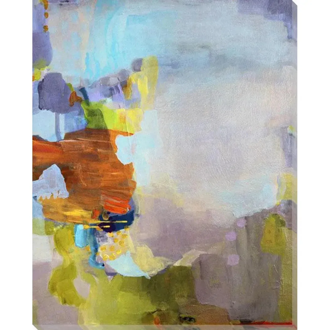 Happy Abstract Outdoor Wall Art - Sustainable and Durable