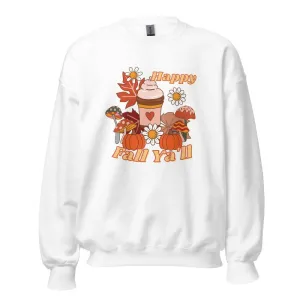 Happy Fall Ya'll Pullover Sweatshirt