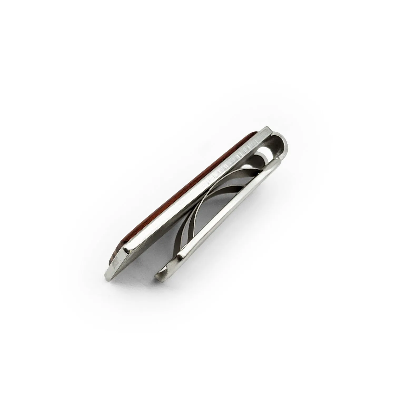 Hardwood Inlay Honey Money Clip
