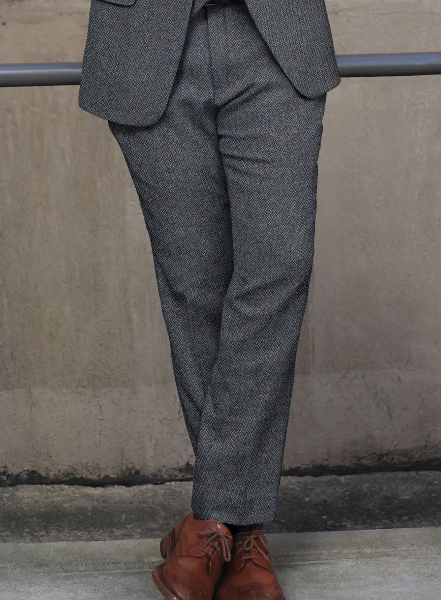 Harris Tweed Barley Blue Pants