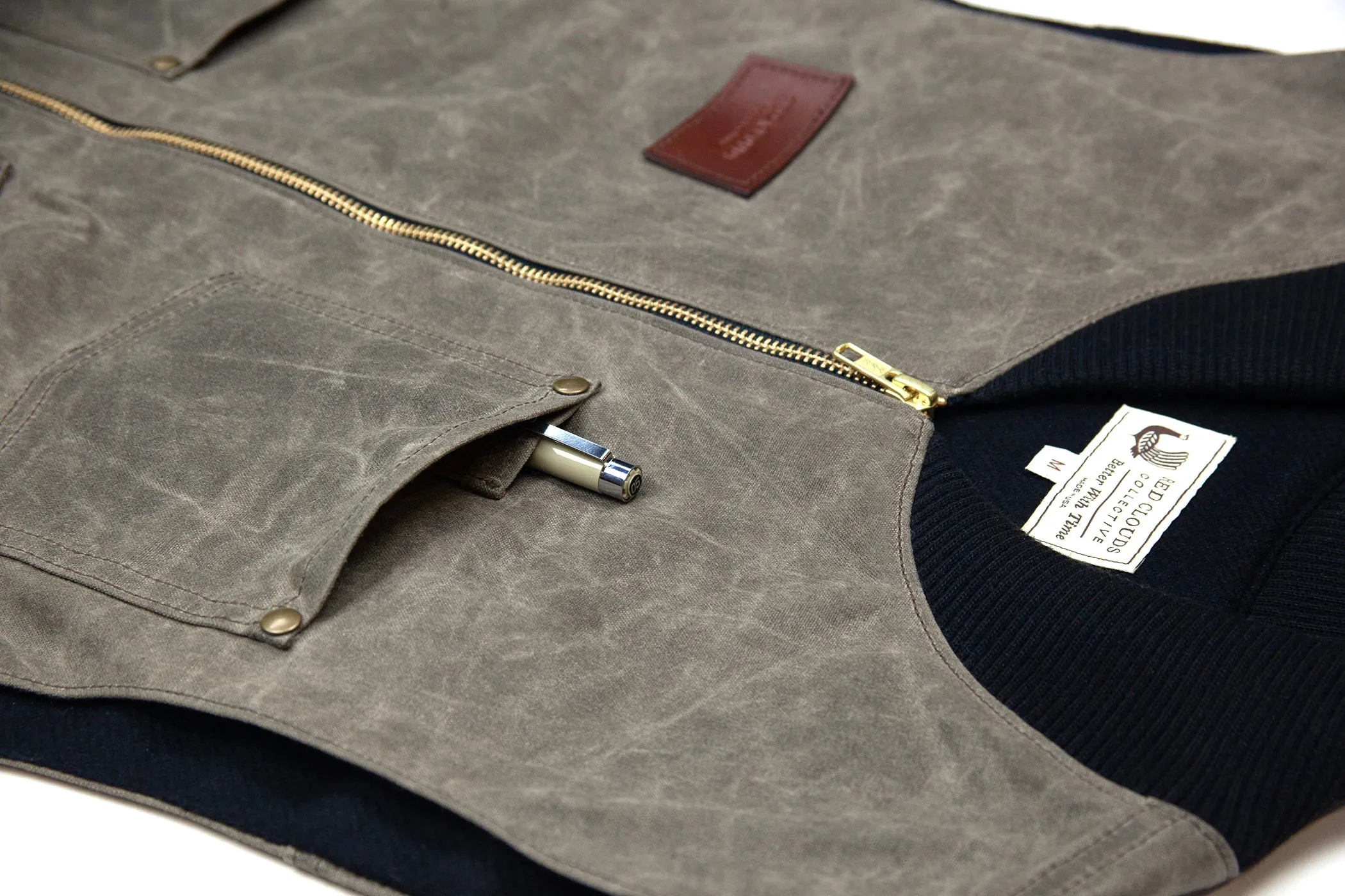 Hawthorne Vest - Havana Waxed Canvas