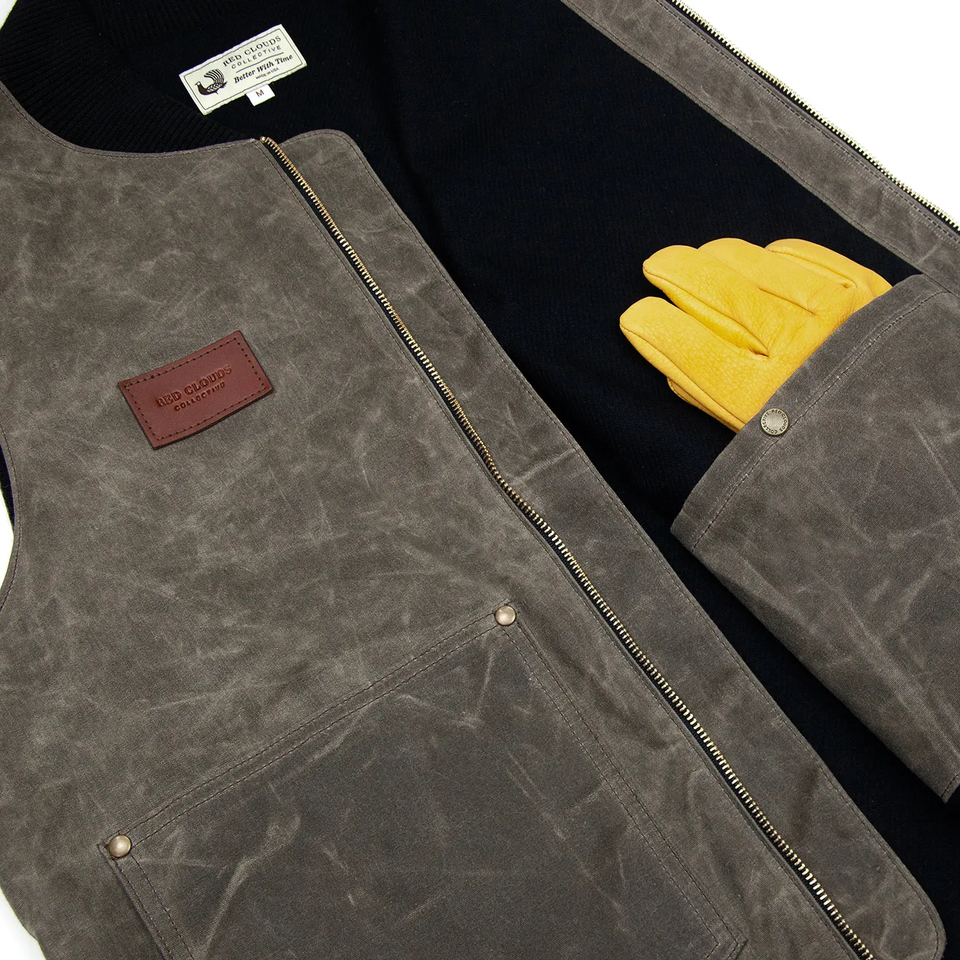 Hawthorne Vest - Havana Waxed Canvas