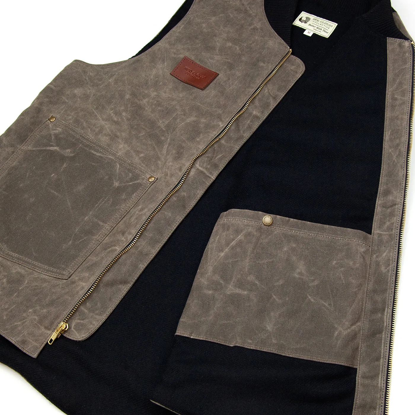 Hawthorne Vest - Havana Waxed Canvas