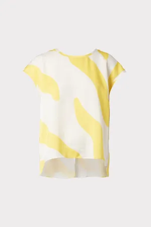 Hayes Spring Zebra Viscose Top